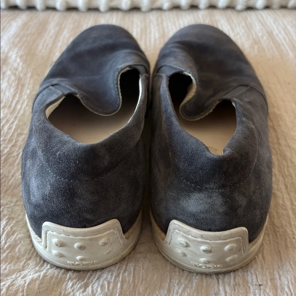 Tod's suede rope-trimmed espadrilles